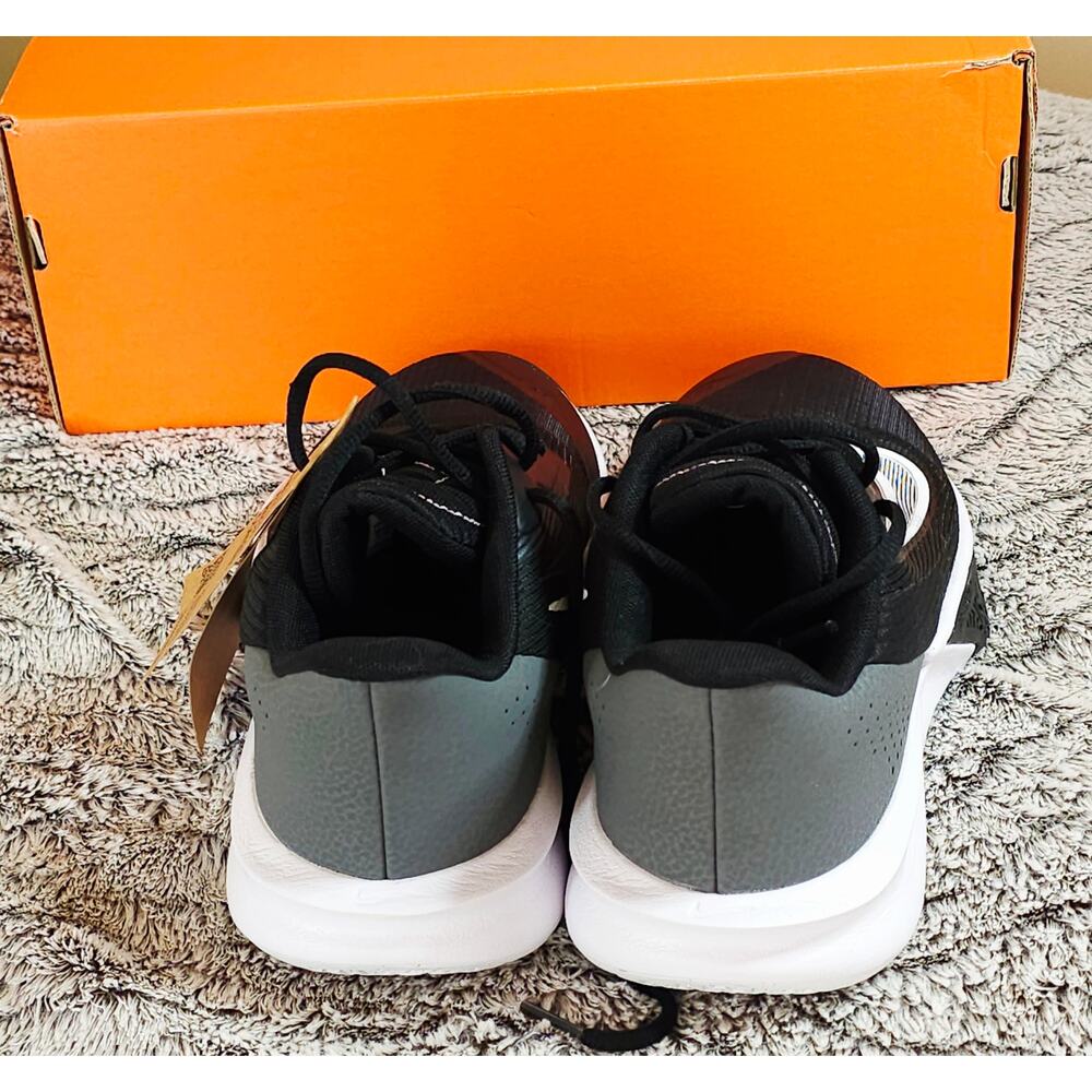 NIB - Nike Precision 7 Basketball Shoes - Black/White/Iron Grey – Men’s 8.5 - Picture 5 of 10
